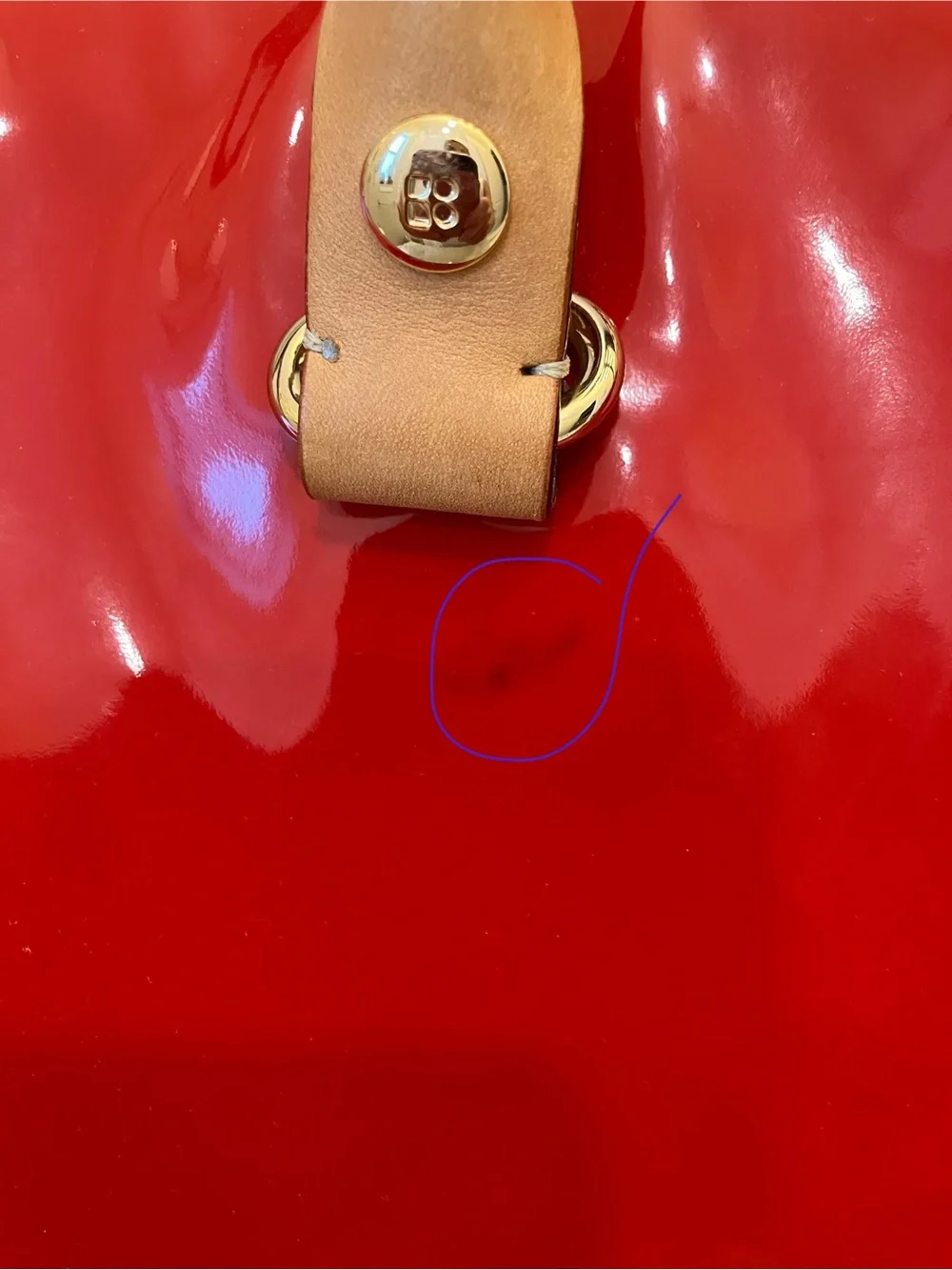 KATE SPADE RED PATENT BAG